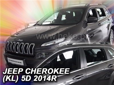 Ofuky oken Jeep Cherokee 2013- (4 díly)