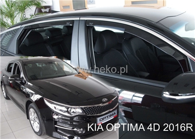 Ofuky oken Kia Optima 2015-2019 (4 díly, sedan)