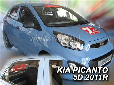 Ofuky oken Kia Picanto 2011-2017 (4 díly)
