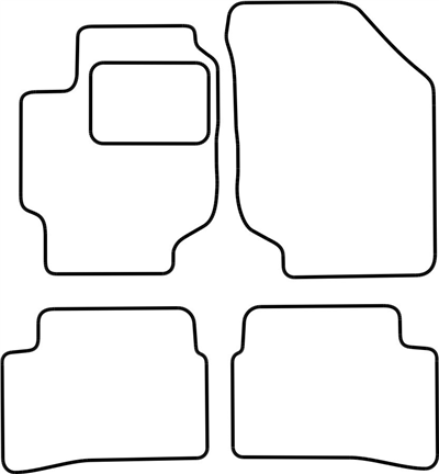 Textilní autokoberce Hyundai Accent 2006-2012