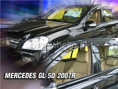 Ofuky oken Mercedes GL-Class 2006-2012 (4 díly, X164)