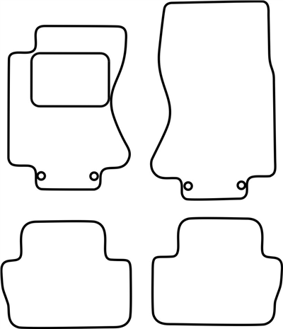 Textilní autokoberce Jaguar S-Type 2005-