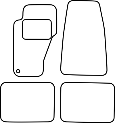 Textilní autokoberce Jeep Grand Cherokee 1999-2004