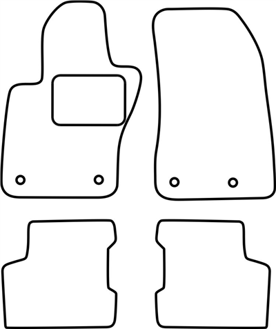 Textilní autokoberce Jeep Renegade 2014-