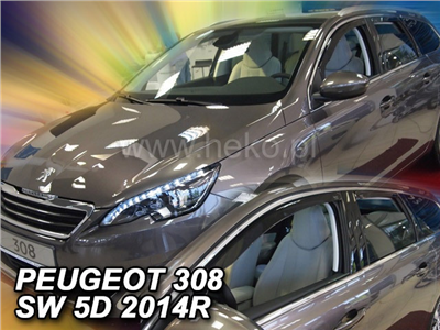Ofuky oken Peugeot 308 2013-2021 (4 díly, combi)