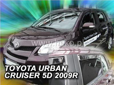 Ofuky oken Toyota Urban Cruiser 2009- (5 dveří, 4 díly)