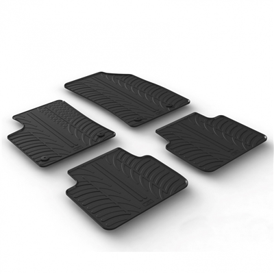 Gumové autokoberce Opel Crossland X 2017-