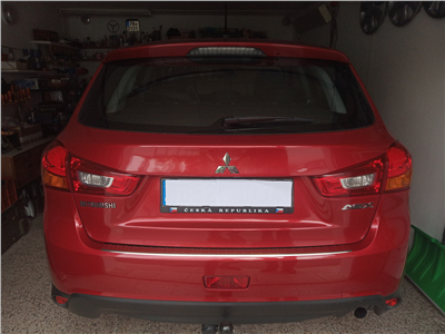 Ochranná lišta hrany kufru Mitsubishi ASX 2010-2016 (matná)