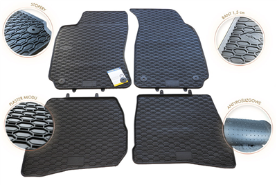 Gumové autokoberce VW Passat B5 1996-2005