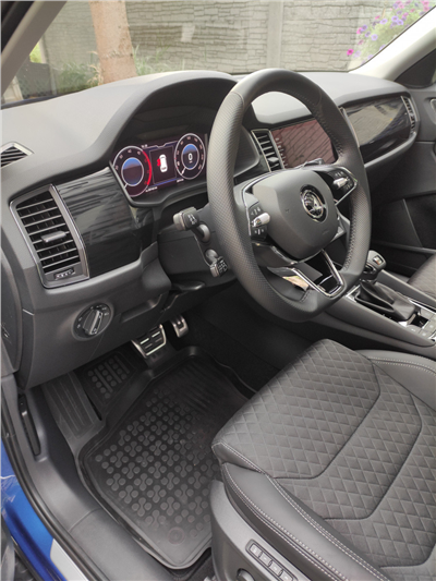 Gumové autokoberce Škoda Kodiaq 2017-