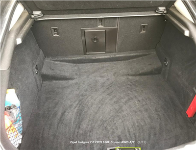 Gumová vana do kufru Opel Insignia 2008-2017 (sedan, dojezdové kolo)