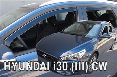 Ofuky oken Hyundai i30 2017- (4 díly, hb, combi)
