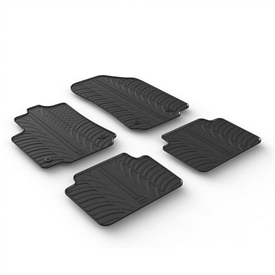 Gumové autokoberce Citroen C3 Aircross 2017-