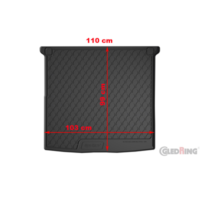 Gumová vana do kufru Mercedes M-Class 2011-2019 (W166)