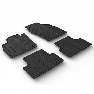 Gumové autokoberce VW T-Roc 2017-