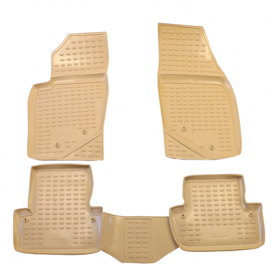 Gumové autokoberce Volvo S60 2000-2010 (béžové)