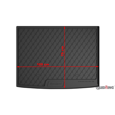 Gumová vana do kufru Mercedes B-Class 2011- (horní dno)