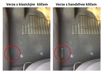 Gumové autokoberce Dacia Duster 2018-2024 (handsfree klíč)