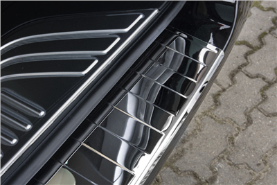 Ochranná lišta hrany kufru Mercedes V-Class 2014- (W447, krátká, chrom)