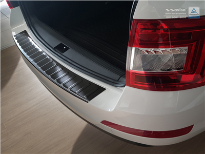 Ochranná lišta hrany kufru Škoda Octavia III. 2013-2017 (combi, tmavá, matná)