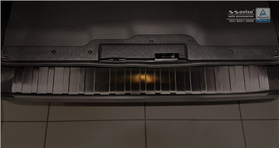 Ochranná lišta hrany kufru Opel Vivaro 2014-2019 (tmavá, matná)