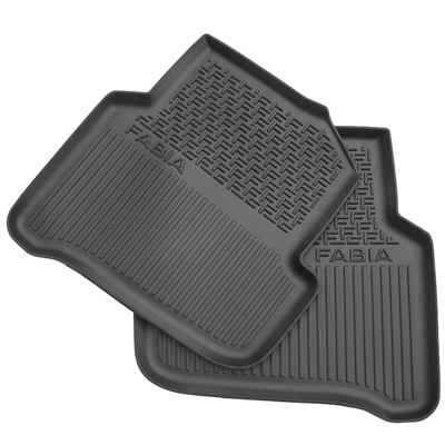 Gumové autokoberce Škoda Fabia III. 2014-2021 (zadní)