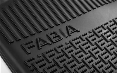 Gumové autokoberce Škoda Fabia III. 2014-2021 (zadní)