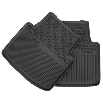 Gumové autokoberce Škoda Superb III. 2015-2024 (zadní)