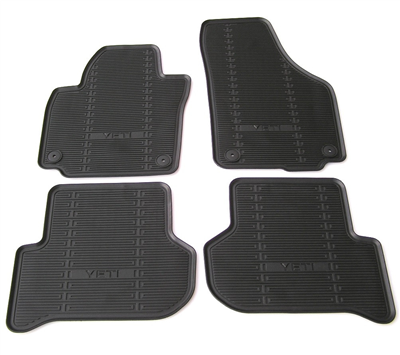 Gumové autokoberce Škoda Yeti 2009-2017