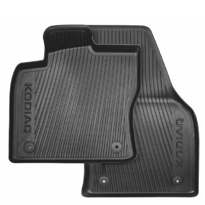 Gumové autokoberce Škoda Kodiaq 2017- (přední)