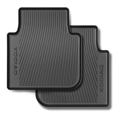 Gumové autokoberce Škoda Kodiaq 2017- (zadní)