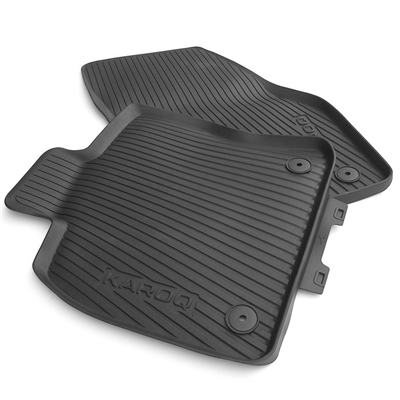 Gumové autokoberce Škoda Karoq 2017- (přední)