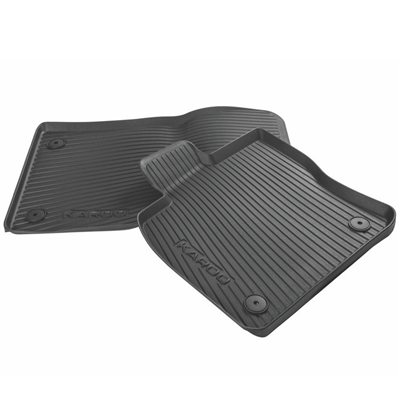 Gumové autokoberce Škoda Karoq 2017- (přední)