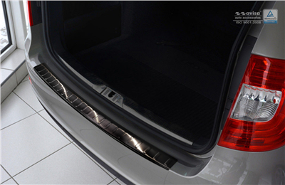 Ochranná lišta hrany kufru Škoda Superb II. 2013-2015 (combi, tmavá, matná)