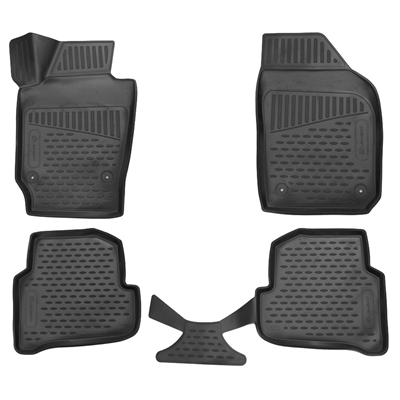 Gumové autokoberce Škoda Fabia III. 2014-2021