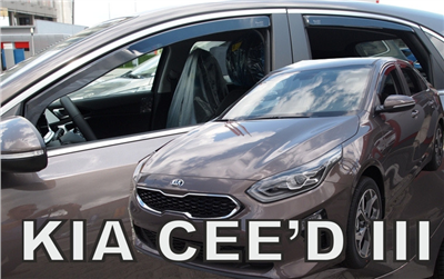 Ofuky oken Kia Ceed 2018- (4 díly, hb)