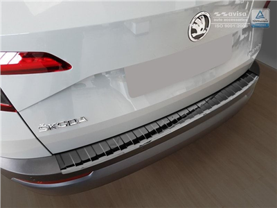 Ochranná lišta hrany kufru Škoda Karoq 2017-2022 (tmavá, chrom)