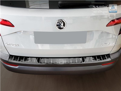 Ochranná lišta hrany kufru Škoda Karoq 2017-2022 (tmavá, chrom)