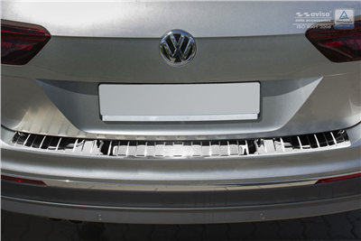 Ochranná lišta hrany kufru VW Tiguan 2017- (Allspace, chrom)