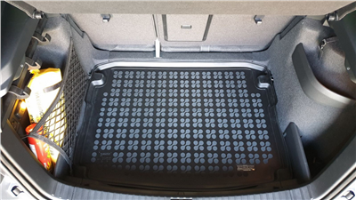 Gumová vana do kufru Škoda Karoq 2017- (4x2, opravná sada)