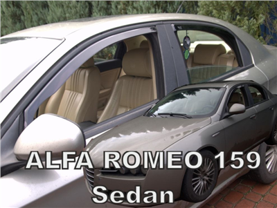 Ofuky oken Alfa Romeo 159 2005-2011 (4 díly, sedan)