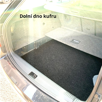 Gumová vana do kufru Škoda Octavia III. 2013-2020 (combi, dolní dno)