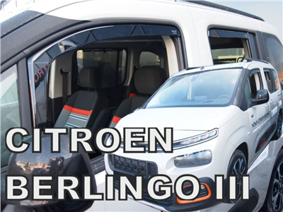 Ofuky oken Citroen Berlingo 2018- (4 díly)