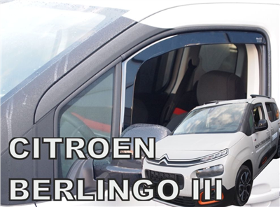 Ofuky oken Citroen Berlingo 2018- (přední)