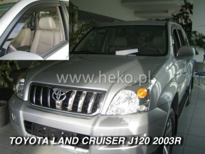 Ofuky oken Toyota Land Cruiser J120 2003-2009 (5 dveří, 4 díly)