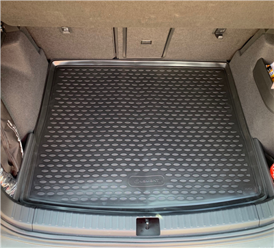 Gumová vana do kufru Škoda Karoq 2017- (bez sedaček Vario Flex, rezerva)