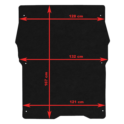 Vložka Peugeot Partner 2008-2018 (2 místa, 167cm)