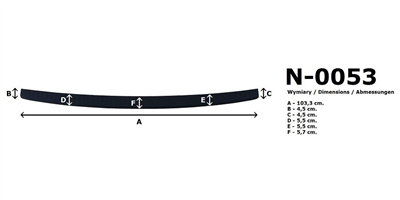 Ochranná lišta hrany kufru Hyundai i20 2018-2020 (po faceliftu)