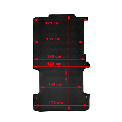 Vložka VW Crafter 2017- (L3, zadní pohon)
