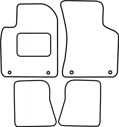 Textilní autokoberce Audi A6 C8/4K 2018-